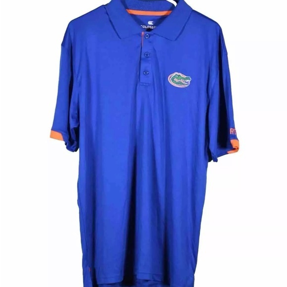 Colosseum Other - Florida Gators Colosseum Men’s Shirt Short Sleeve Royal Blue Golf Polo XL